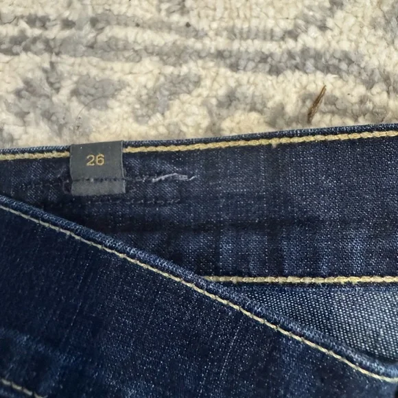 Citizens Of Humanity Dark Blue Kelly Low Rise Jeans - Picture 3 of 15